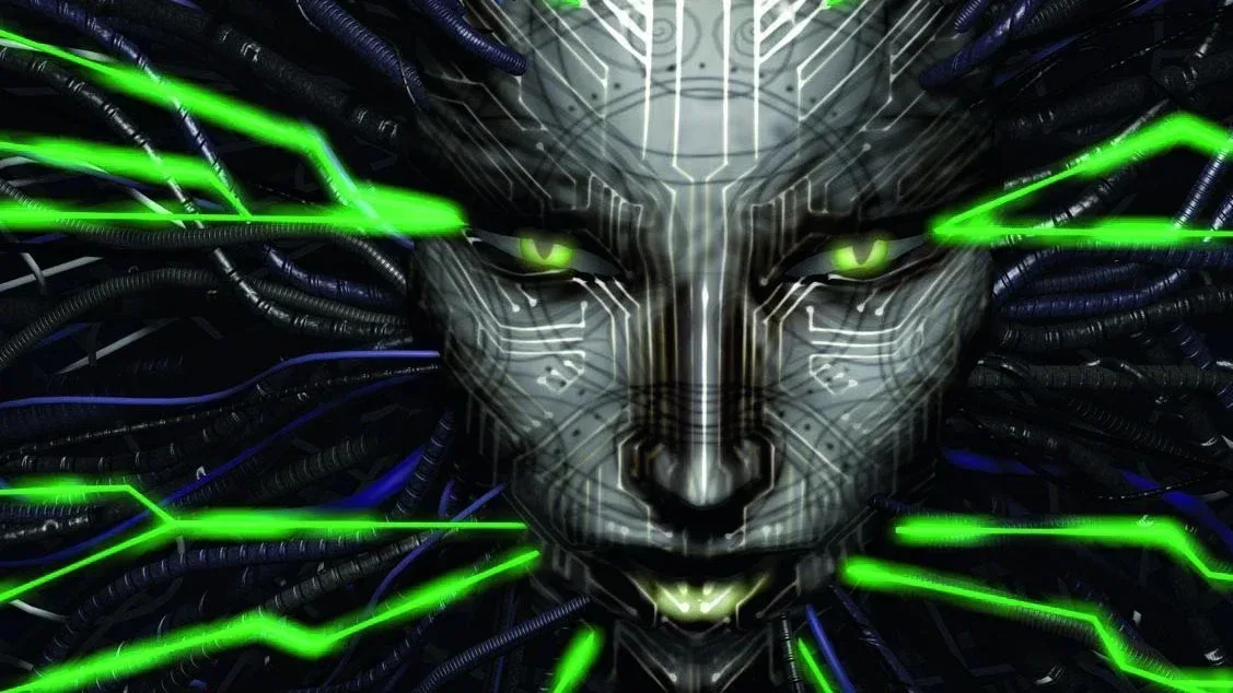 System Shock 2: 25th Anniversary Remaster promotional artwork showing its science-fiction horror setting
