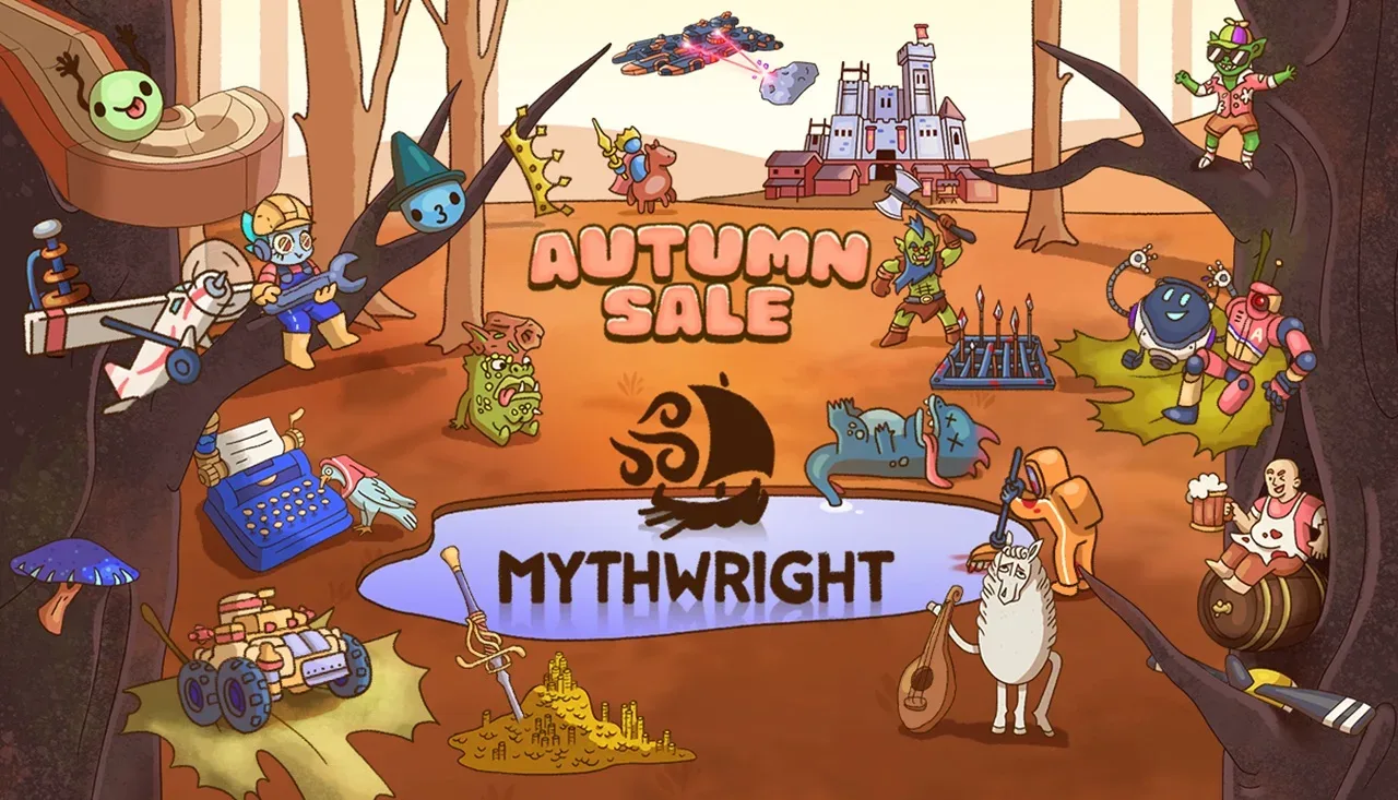 Thronefall and TerraTech listed among Mythwright Steam Autumn Sale discounts