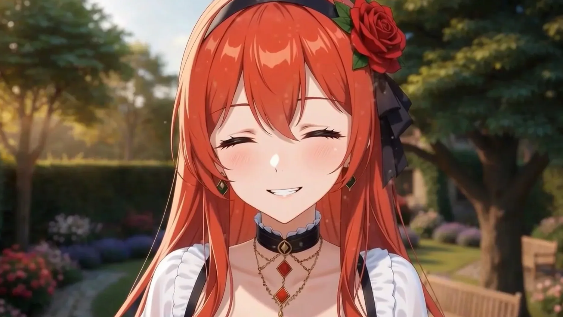 A stylized virtual streamer avatar shown against a livestream interface