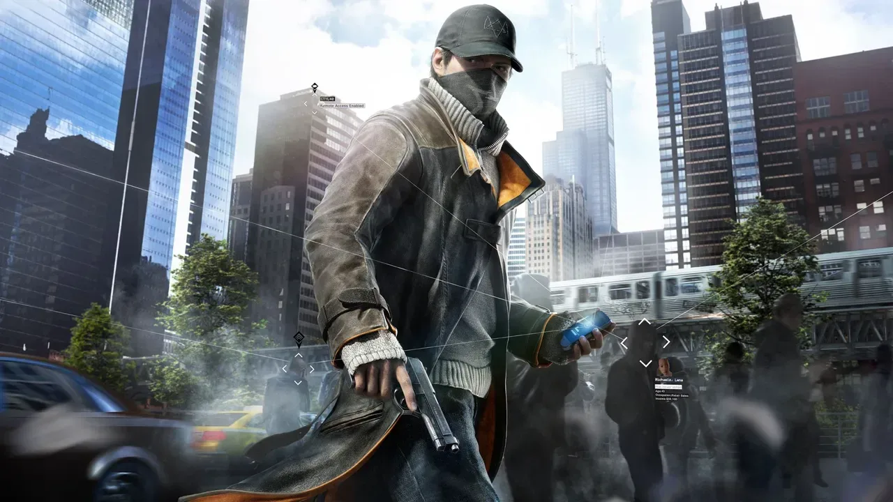 Watch Dogs Legion promotional art representing its playable NPC concept