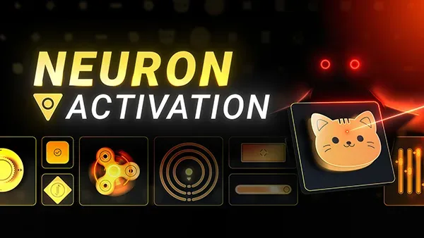 Neuron Activation control panel filled with rapid interactive micro-challenges