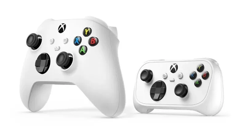 Xbox Nano Controller paired for wireless play across compatible devices