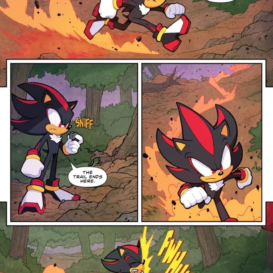 Dr. Eggman and Shadow the Hedgehog in Sonic the Hedgehog x Godzilla #3