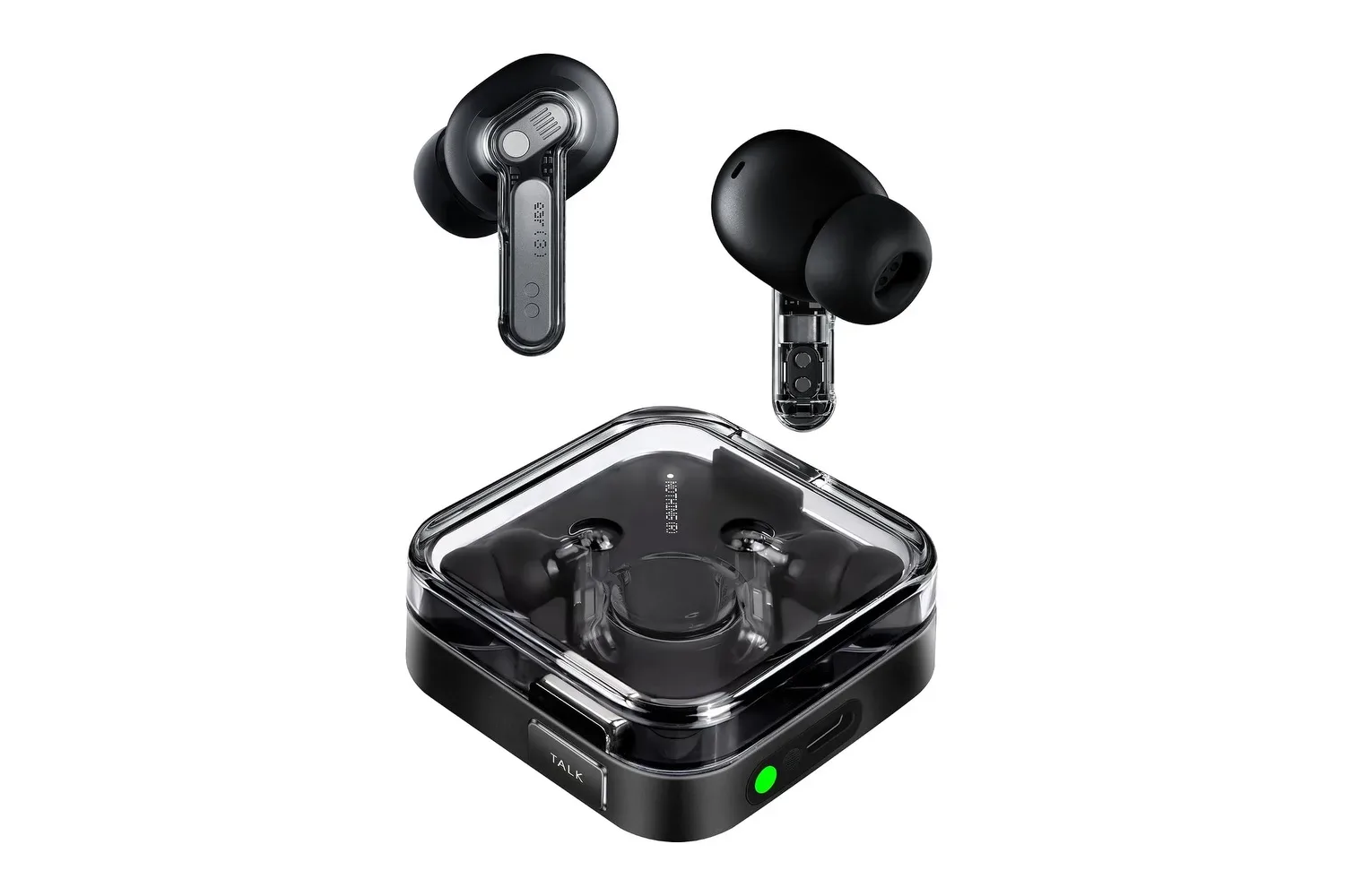 Nothing Ear (3) transparent wireless earbuds and aluminum charging case