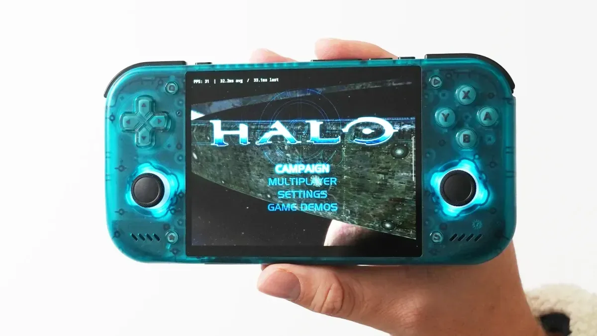 HakuX running Jet Set Radio Future on an Android handheld
