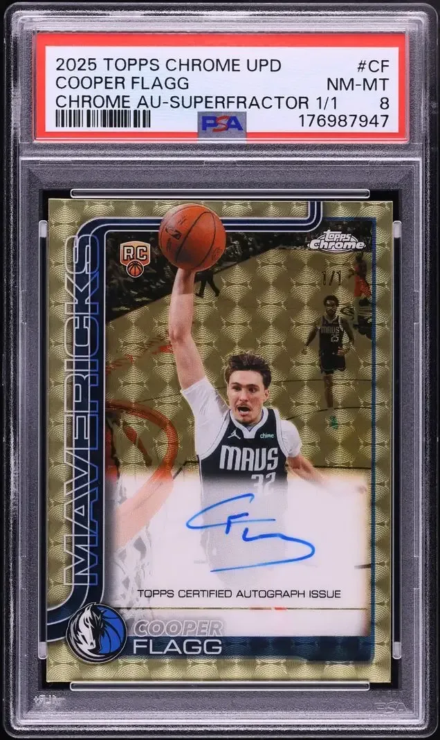 Shohei Ohtani 2025 Topps MLB MVP The Game Dynasty Black Auto Patch one-of-one card graded PSA 9