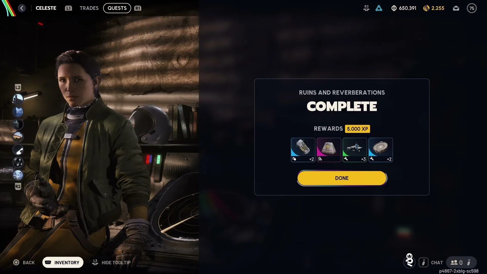 Ruins and Reverberations quest complete in Arc Raiders