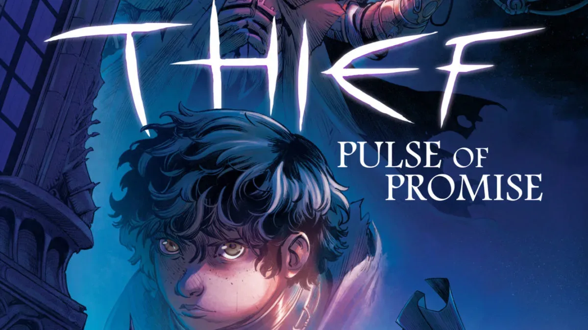 Thief: Pulse of Promise graphic novel cover featuring Garrett
