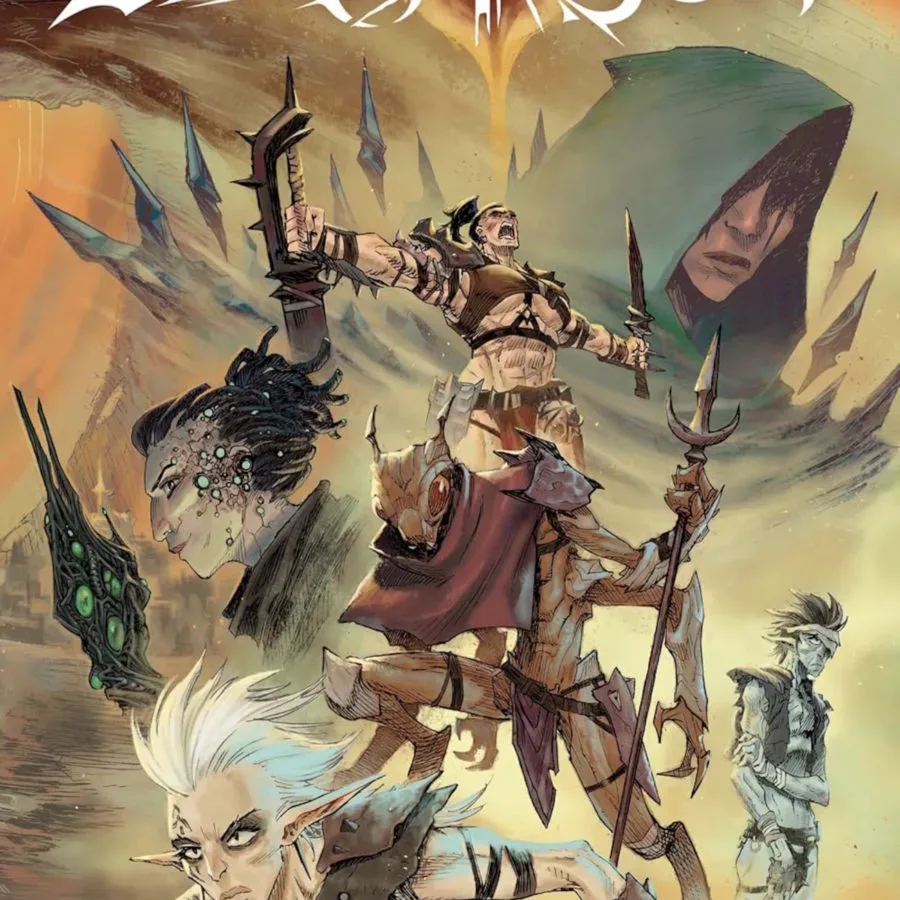 Athas survival adventure graphic novel by Dan Abnett and Nil Vendrell