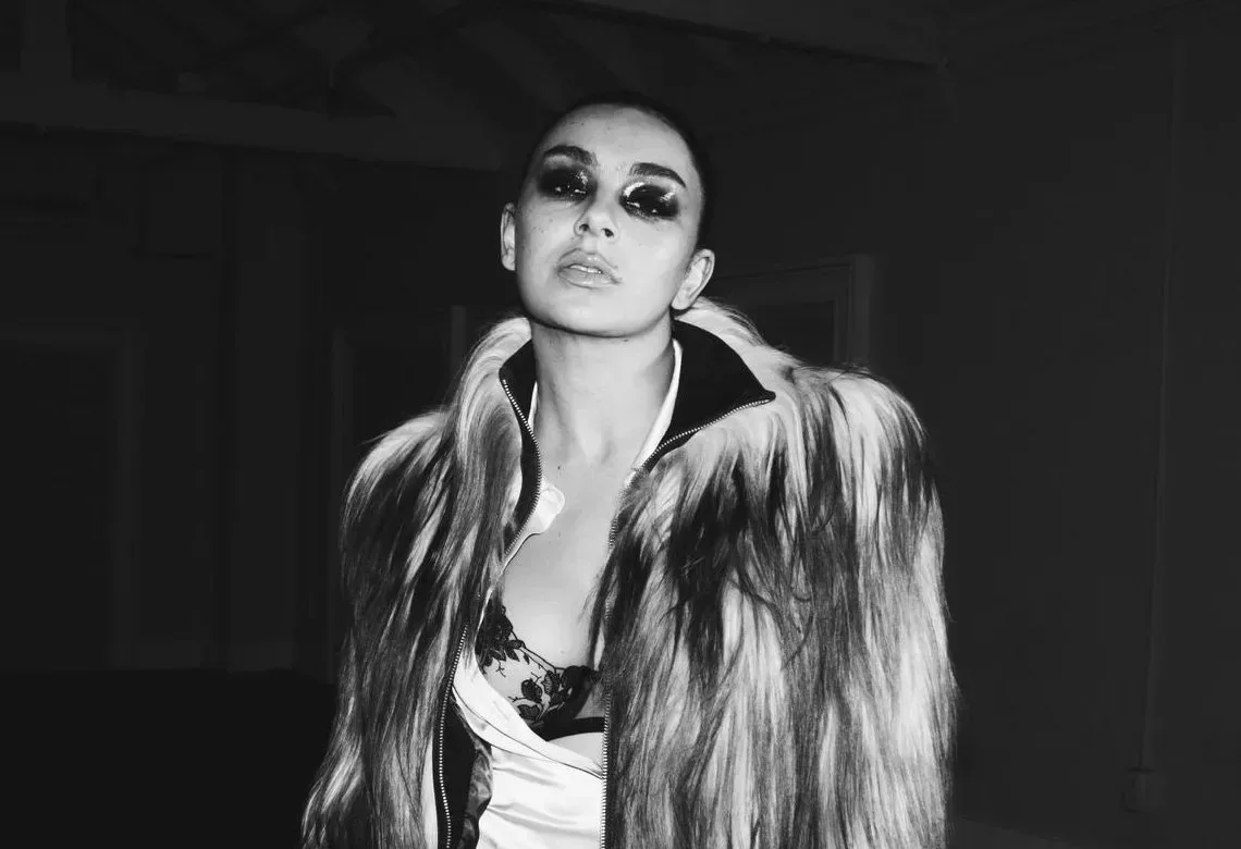 Charli xcx performing during the Music, Fashion, Film tour