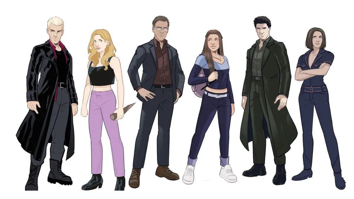 Buffy the Vampire Slayer #1 artwork by Stephen Byrne