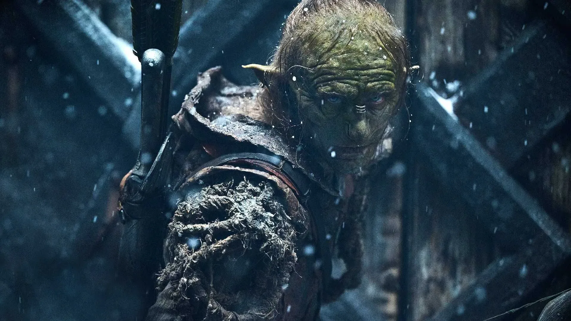 Adam Young as Marnûkh, the Orc prisoner who claims to have defected from Sauron’s army in The Rings of Power season 3