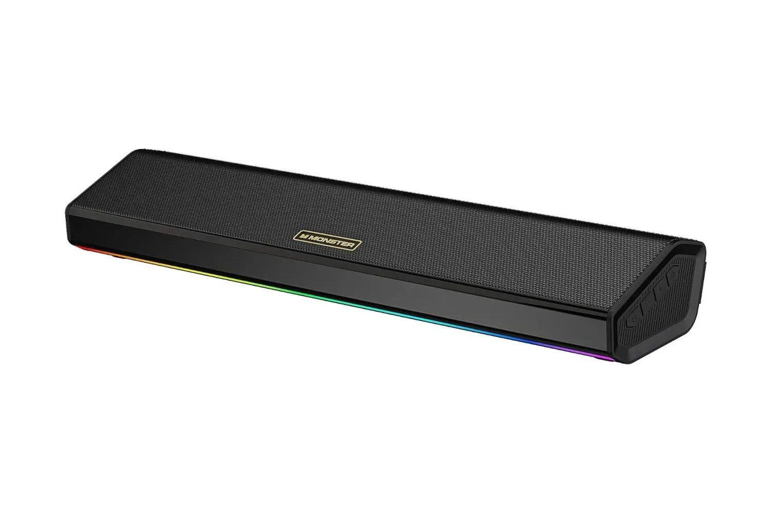 Monster SD100 computer speaker on a gaming desk
