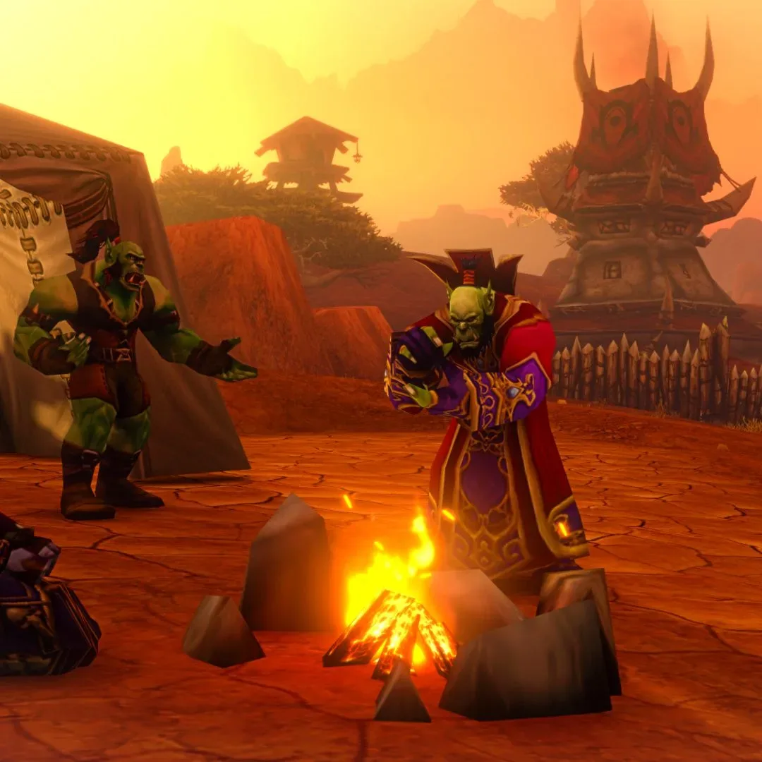 A fantasy map-style image representing possible World of Warcraft: Forever destinations including Northrend and Pandaria