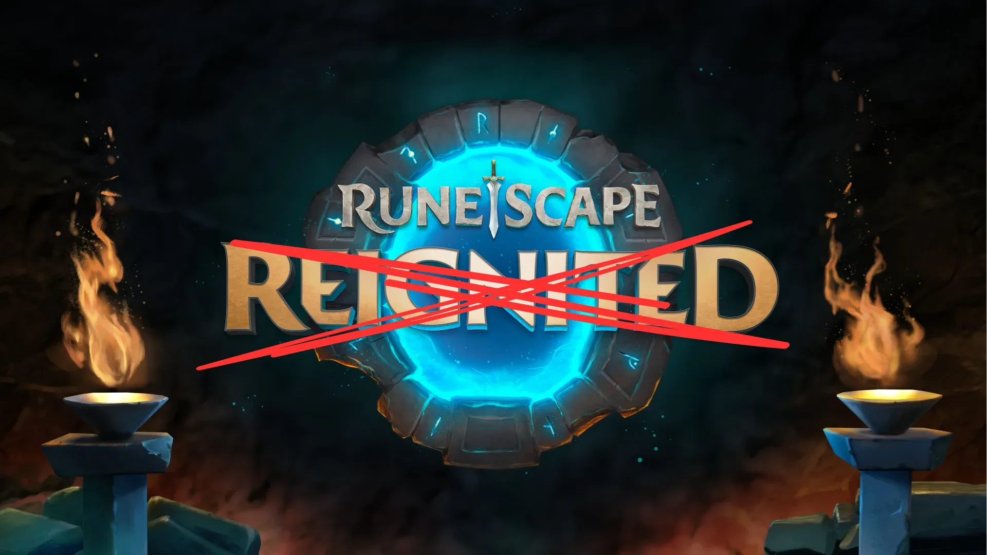RuneScape Reignited cancellation news graphic
