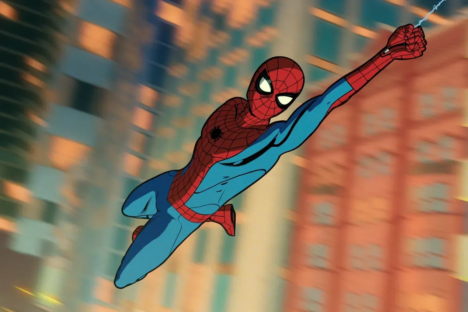 Animated Peter Parker as Spider-Man in Your Friendly Neighborhood Spider-Man