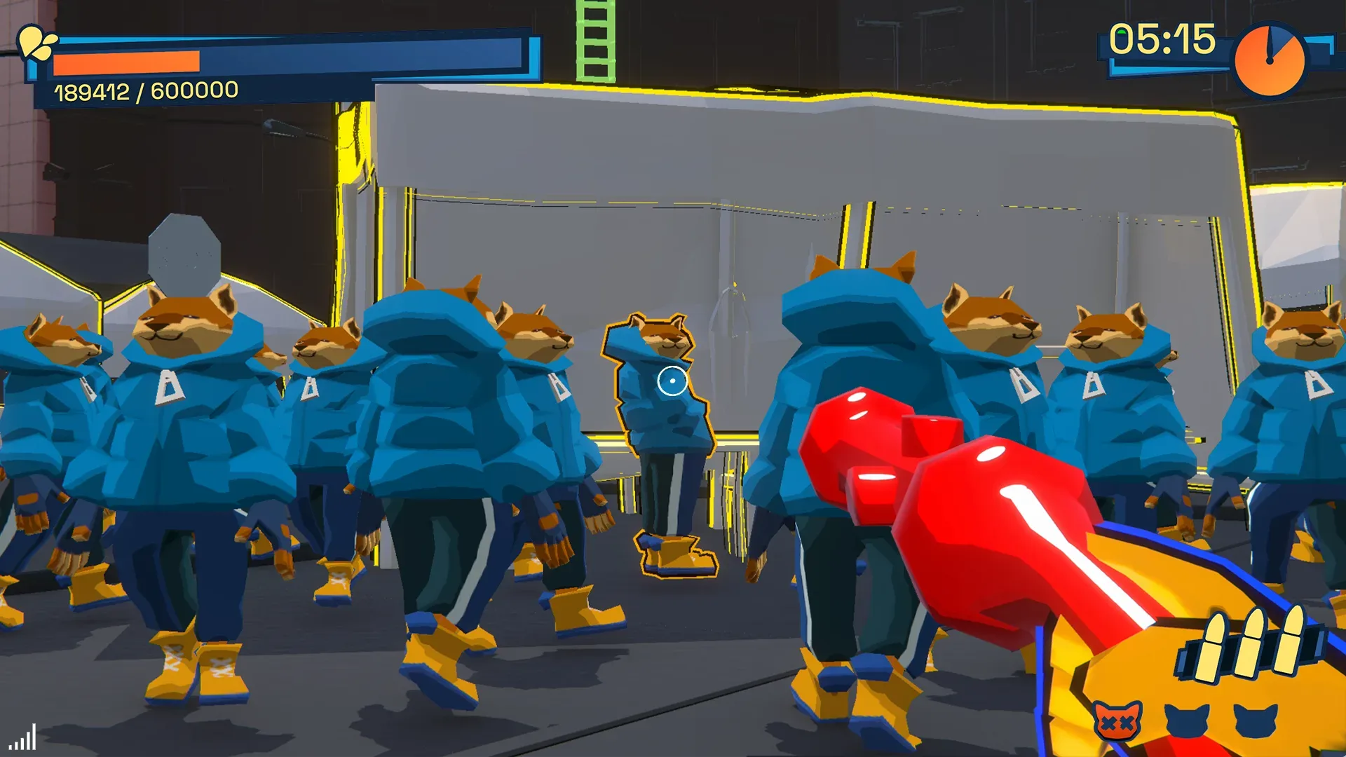 Police defend a city area in Urine Trouble: PEE V PEE