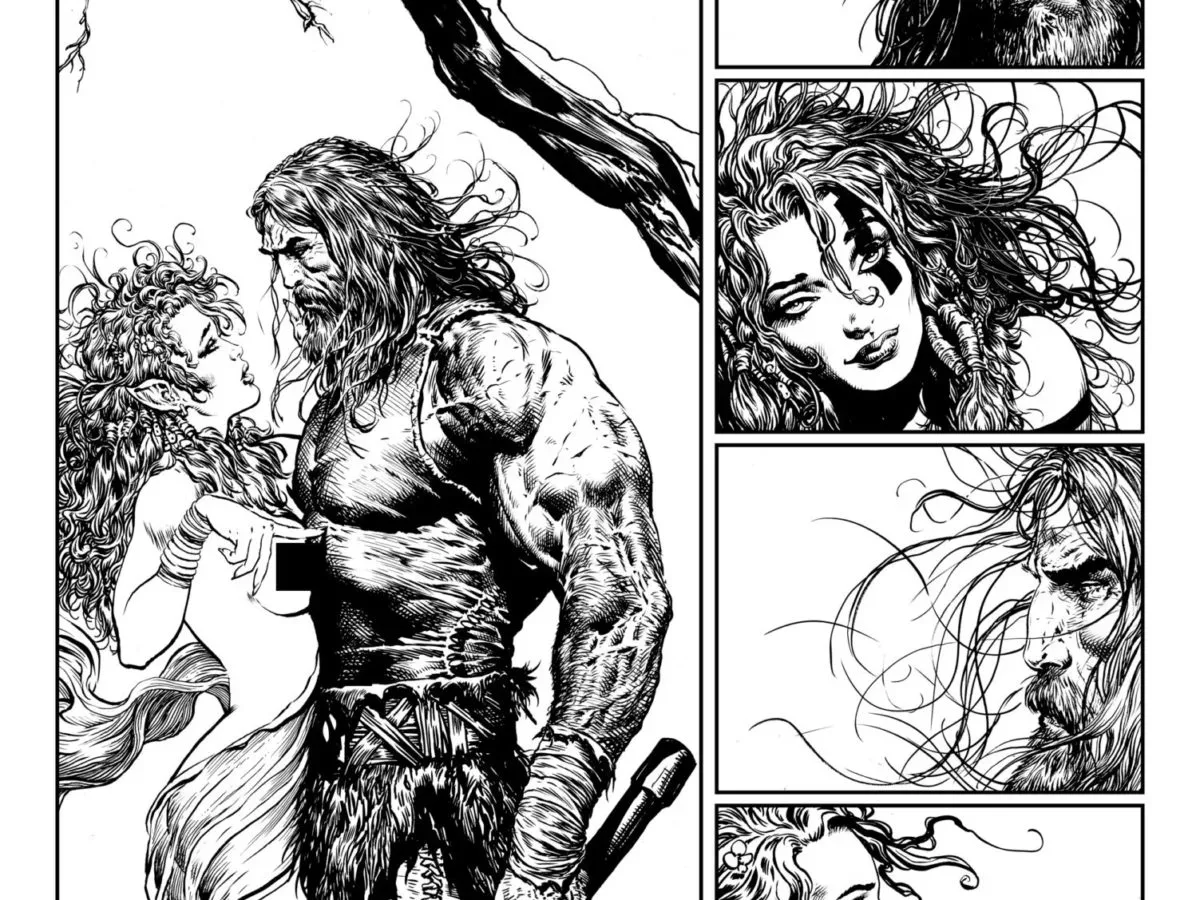 Alex Horley cover art for Savage Sword of Conan #18