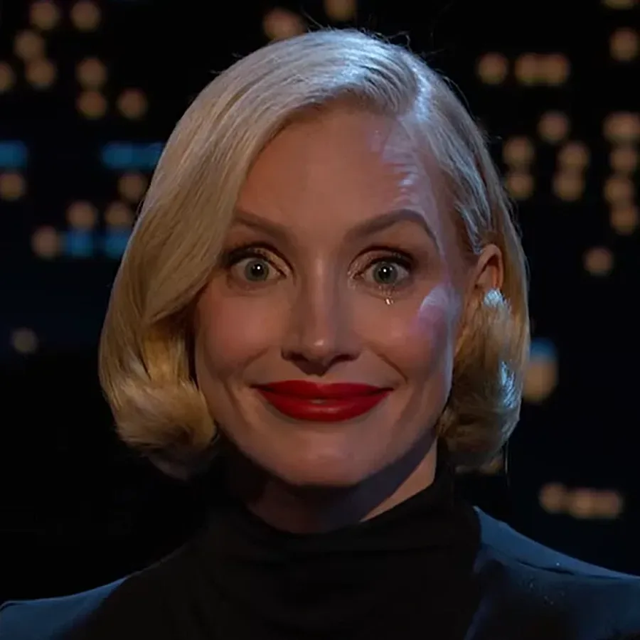 Jessica Chastain demonstrating the unsettling smile associated with her entity character in Other Mommy