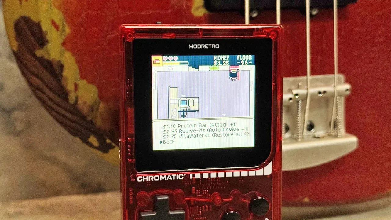 Using items in Corporate Rot from the vending machine