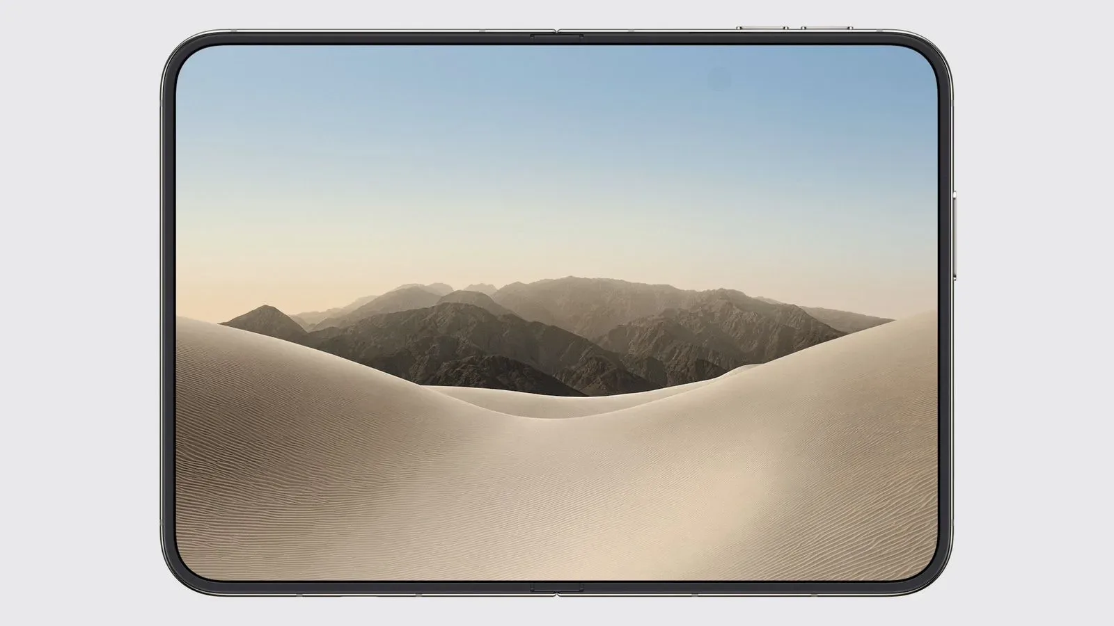 iPhone Duo shown open with its inner display visible