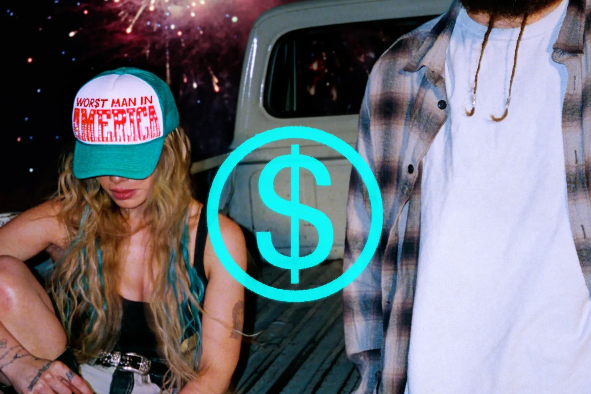 Slayyyter’s Wor$t Man in America album cover art