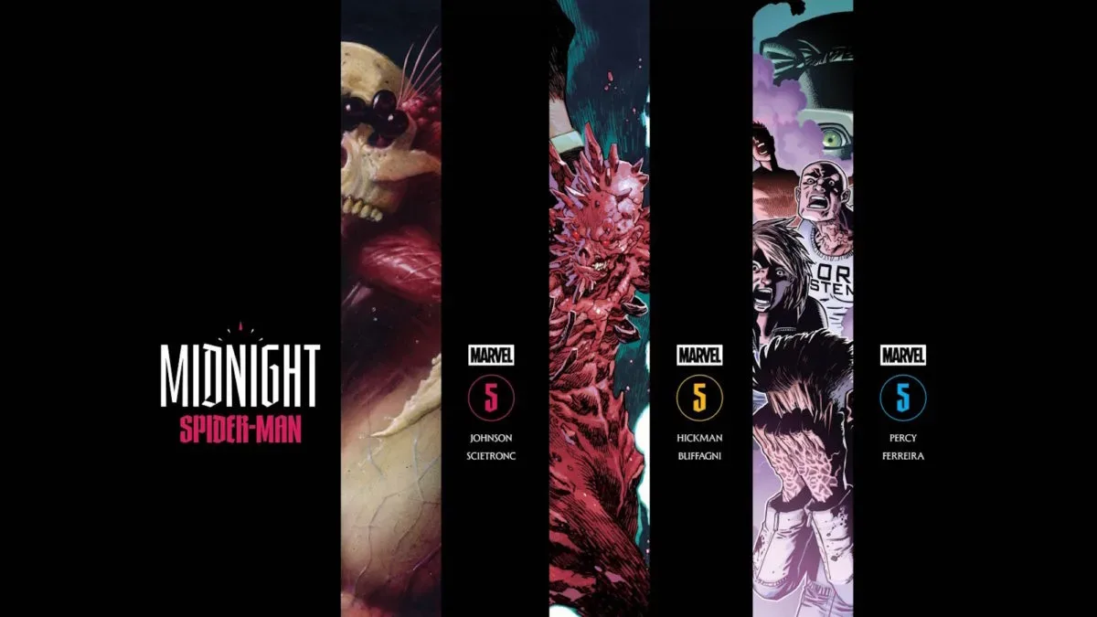 Marvel’s Midnight Line Reaches Issue #5 With Spider-Man, Fantastic Four and X-Men Horror Hooks