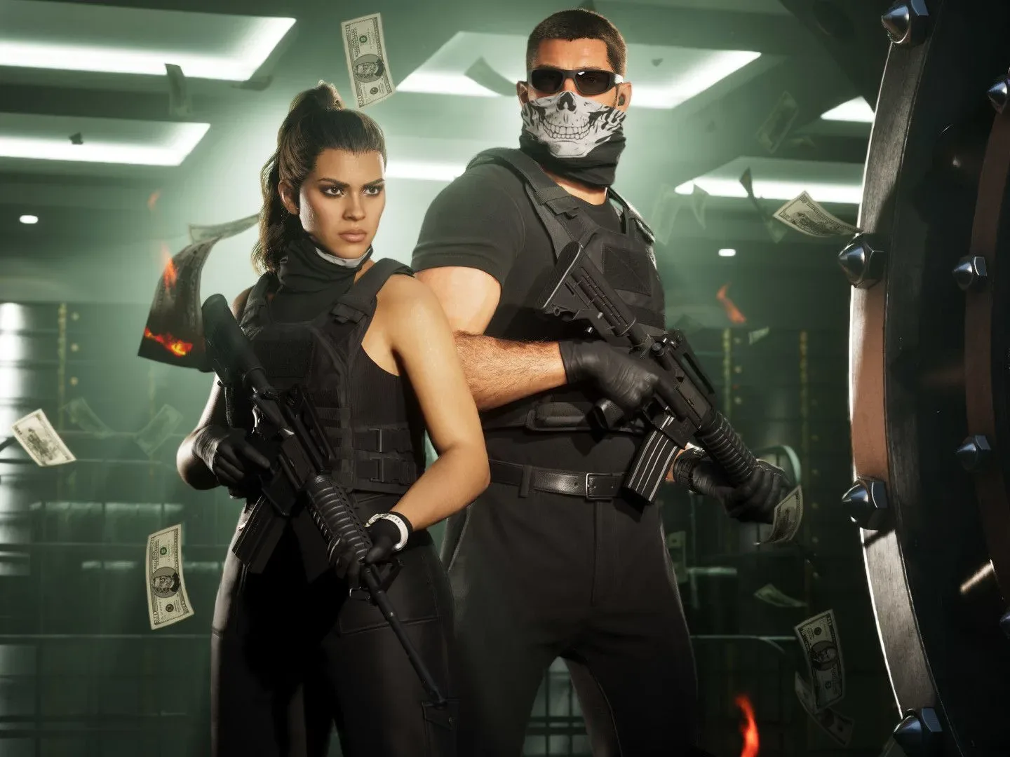 A focused single-player game scene displayed on a television
