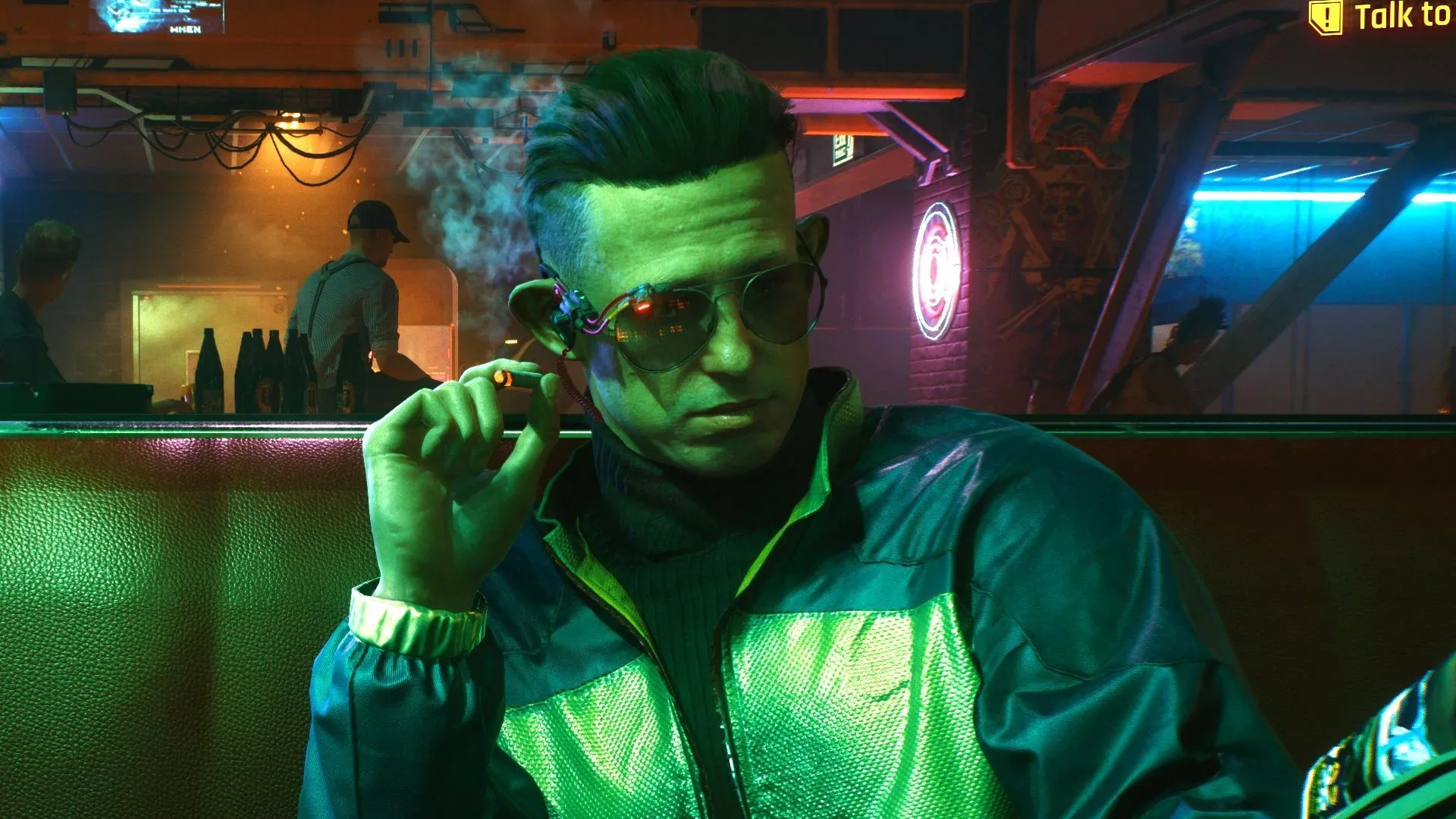 Cyberpunk 2077 Night City skyline representing the game’s renewed Steam player surge