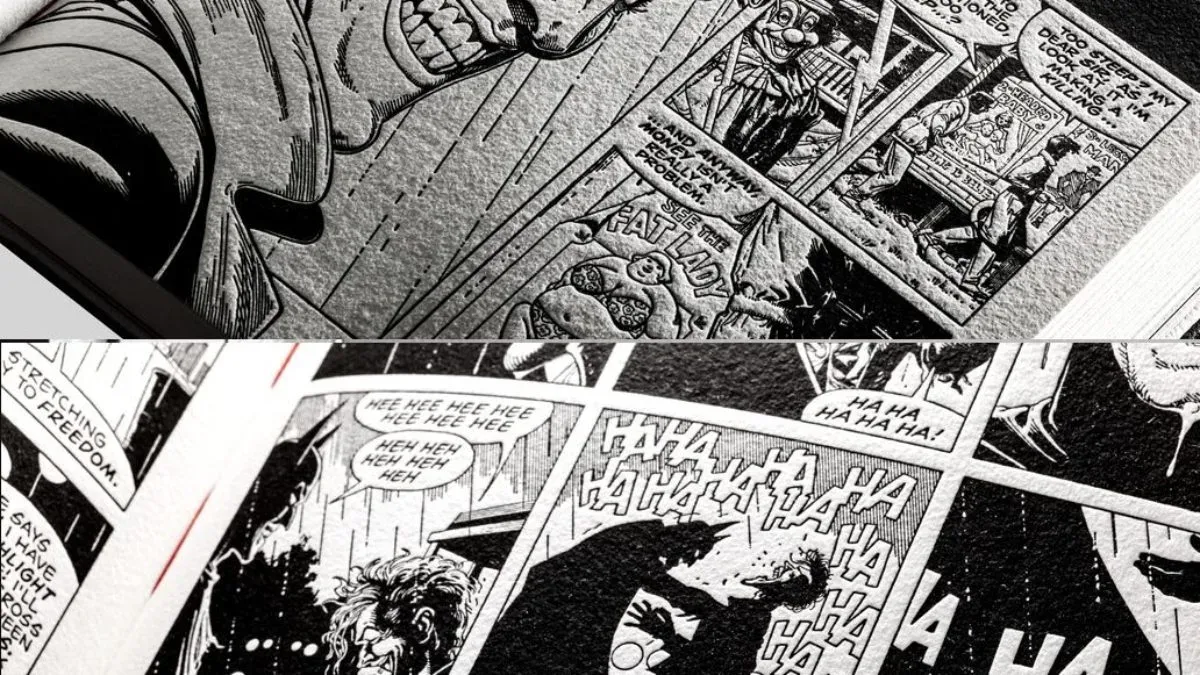 Batman: The Killing Joke Noir Edition in its padded clamshell case