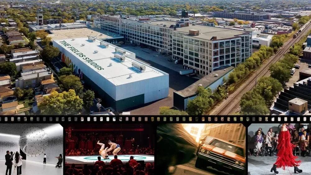 Chicago production campus combining soundstages, offices and support facilities