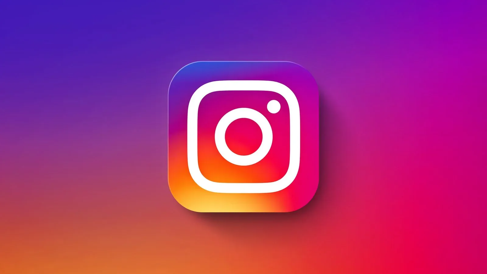 Instagram app interface displayed on an Apple TV television screen