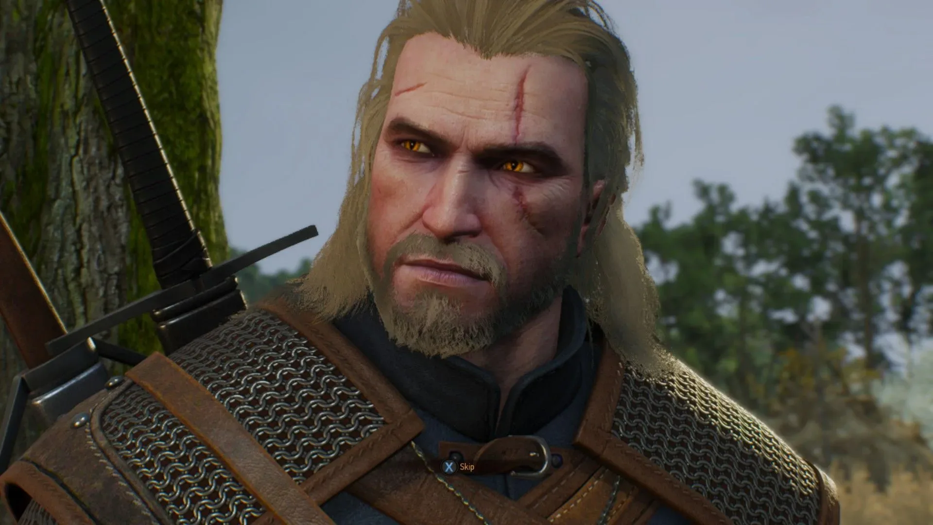 The Witcher 3 Remastered screenshot of Geralt