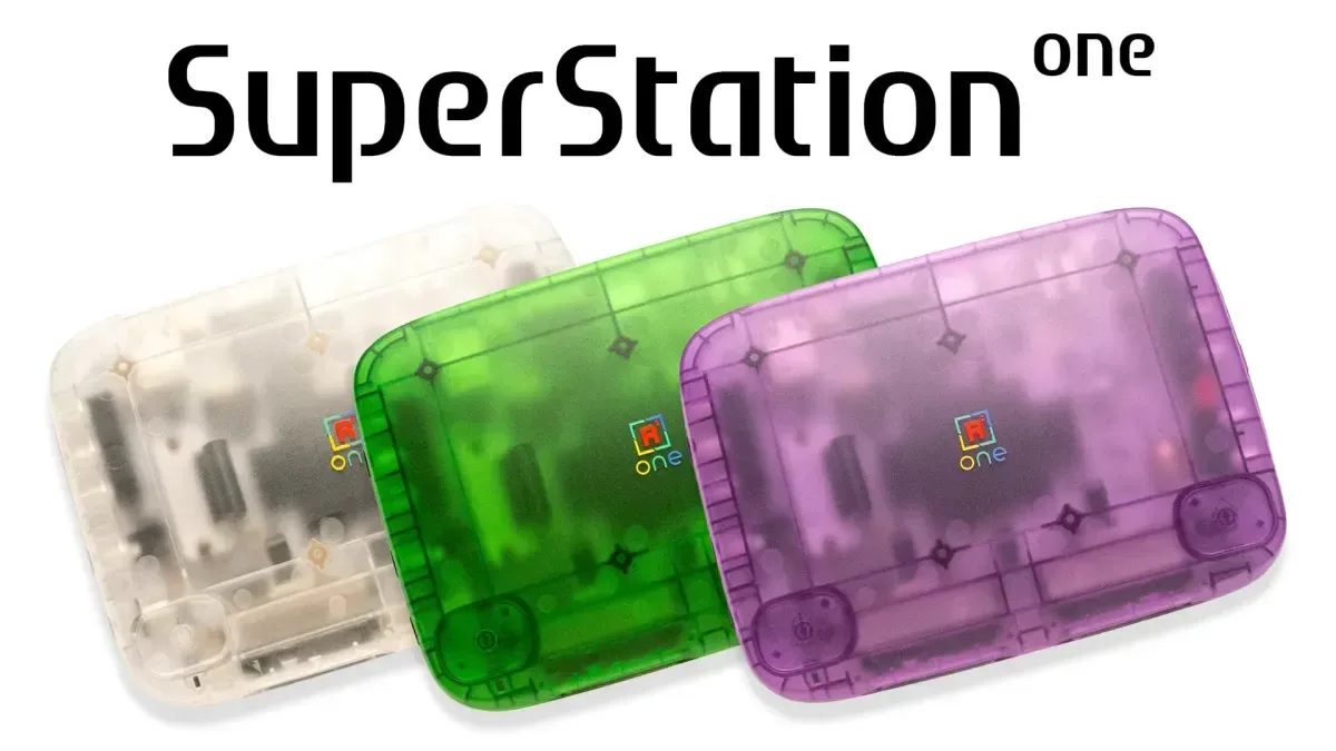 Transparent limited-edition SuperStation One FPGA console