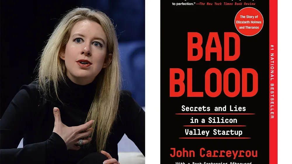 Elizabeth Holmes Theranos documentary You Can See Everything promotional image