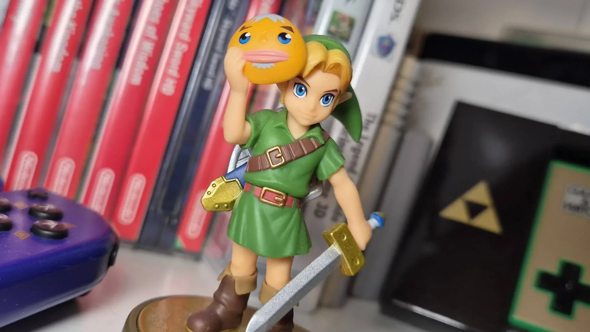 A selection of Legend of Zelda amiibo figures displayed together