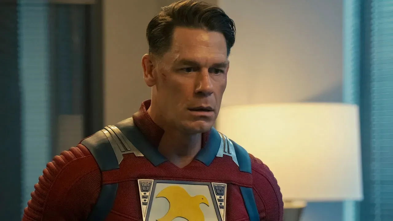Peacemaker helmet representing the character’s uncertain DCU return