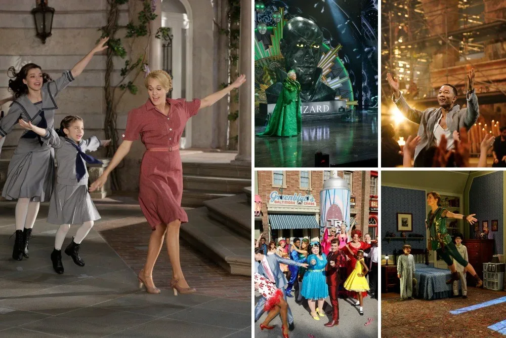 Carrie Underwood and Stephen Moyer in NBC’s The Sound of Music Live production