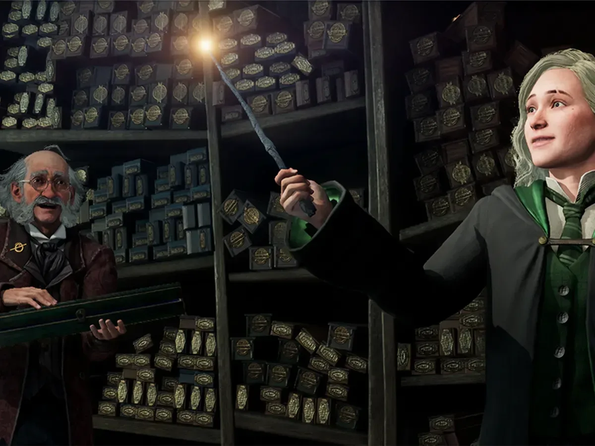 Hogwarts Legacy scene highlighting subtle lighting changes from DLSS 5