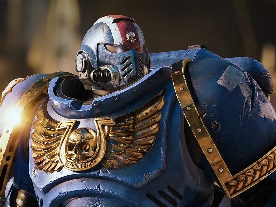 Space Marine 2 Twitch Drop promotion for the Victrix Guard Shield