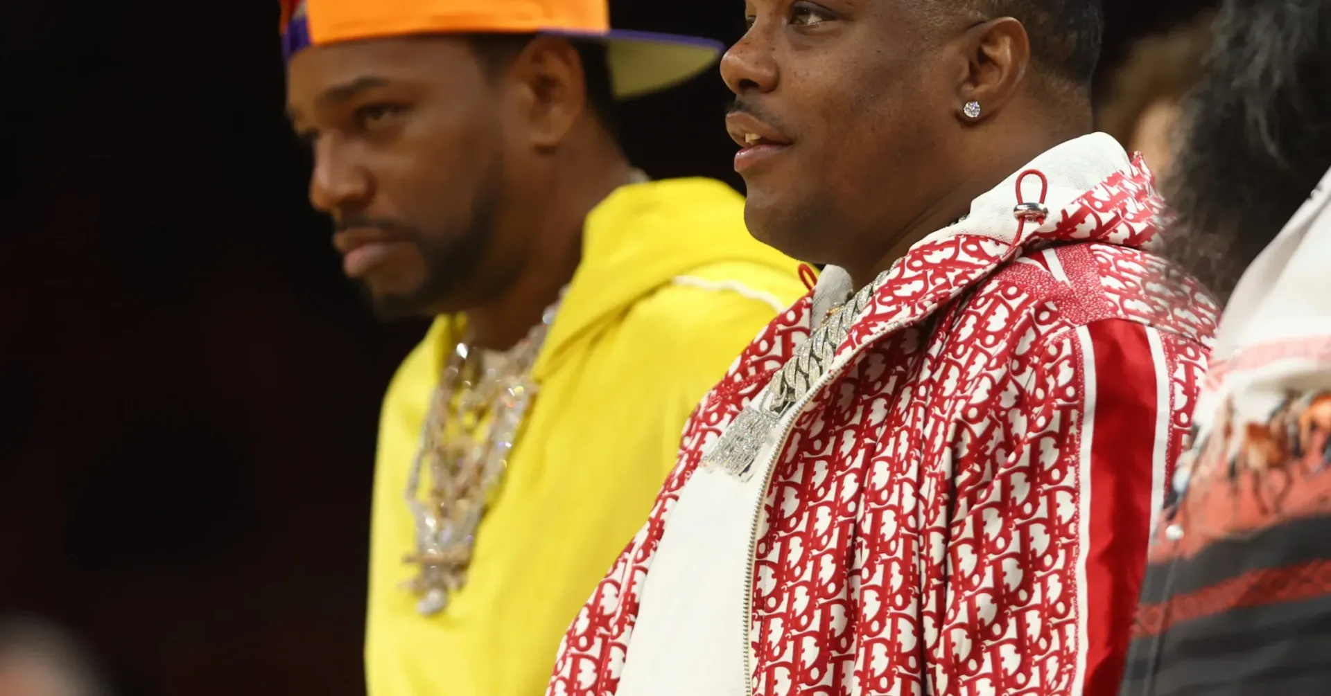 Ma$e and Stat Baby during an It Is What It Is discussion about Drake’s birthday party