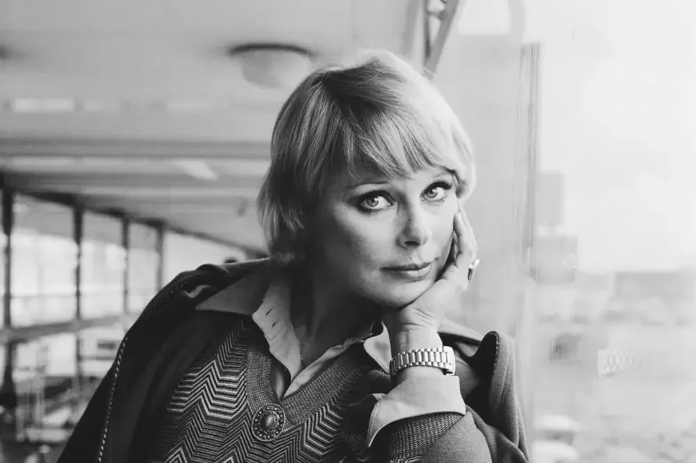 Elke Sommer in a classic Hollywood-era publicity portrait