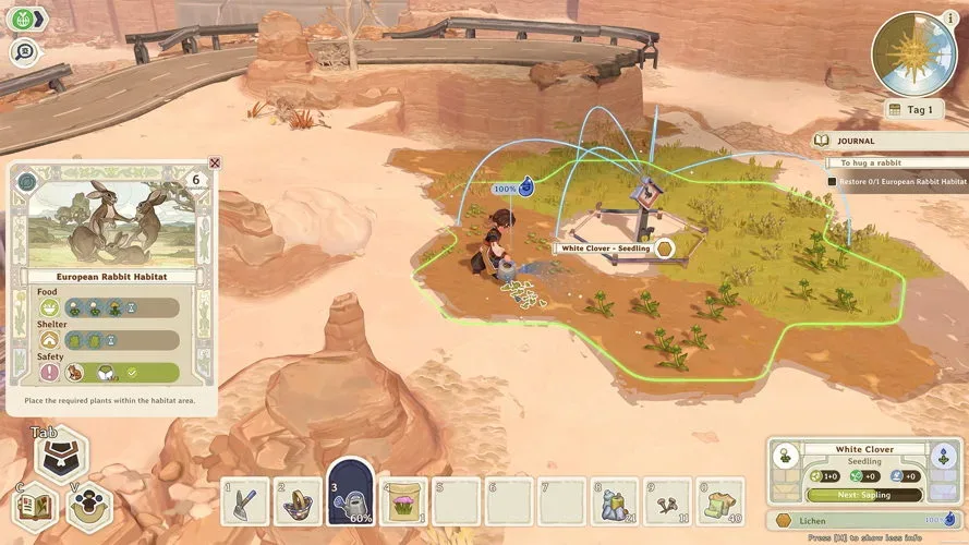 The Regreening crafting and recycling materials in a cozy natural setting