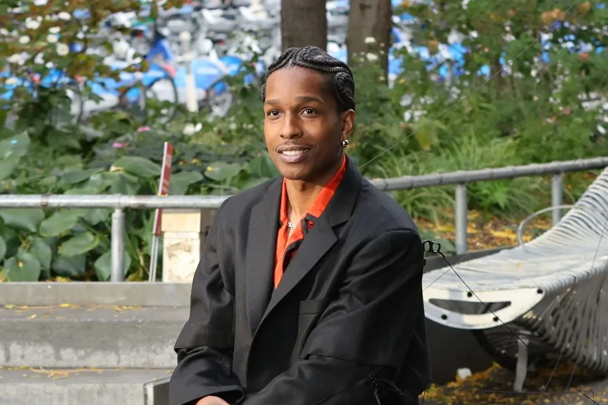 A$AP Rocky performing onstage during a live concert