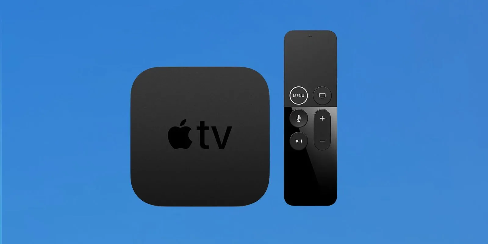First-generation Apple TV 4K streaming box and remote