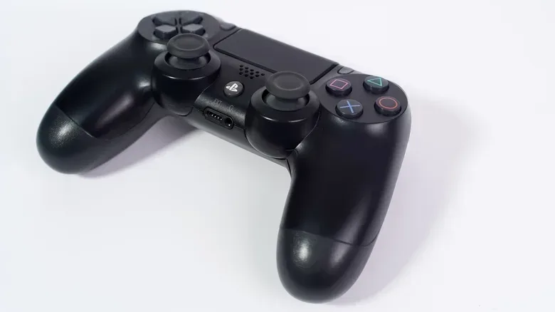 DualShock 4 controller on a white background.