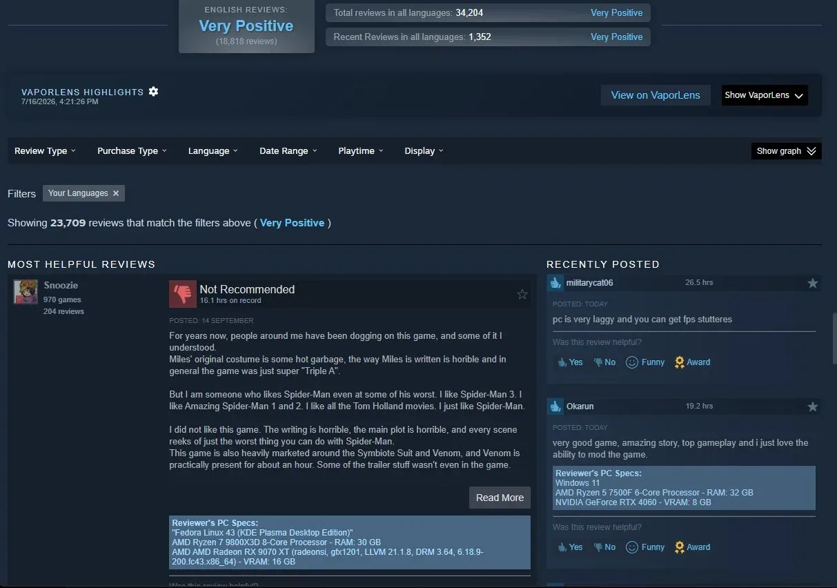 Steam Reviews
