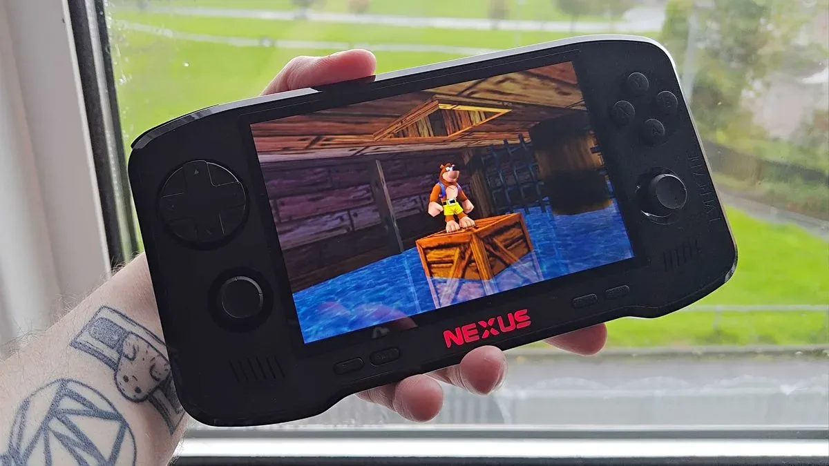 Evercade Nexus cartridge-based retro handheld controls