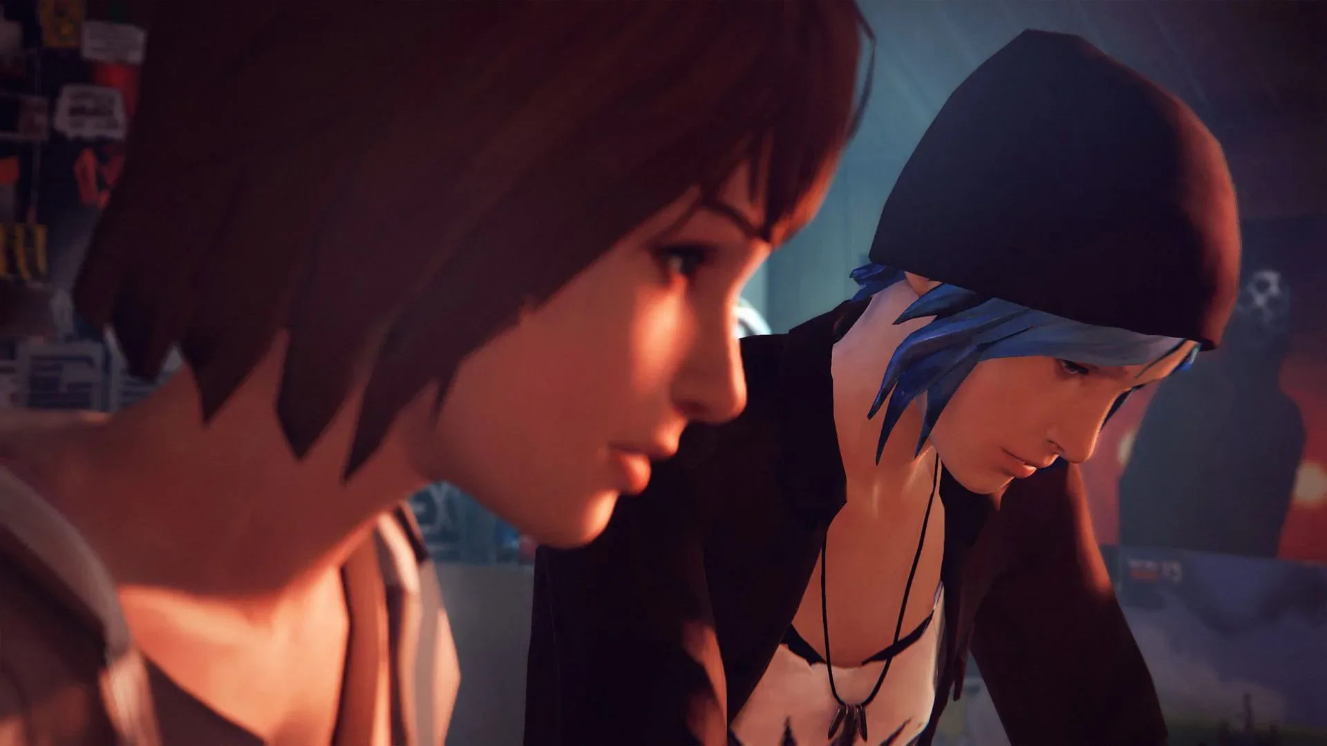 Life is Strange adaptation promotional image featuring Max and Chloe