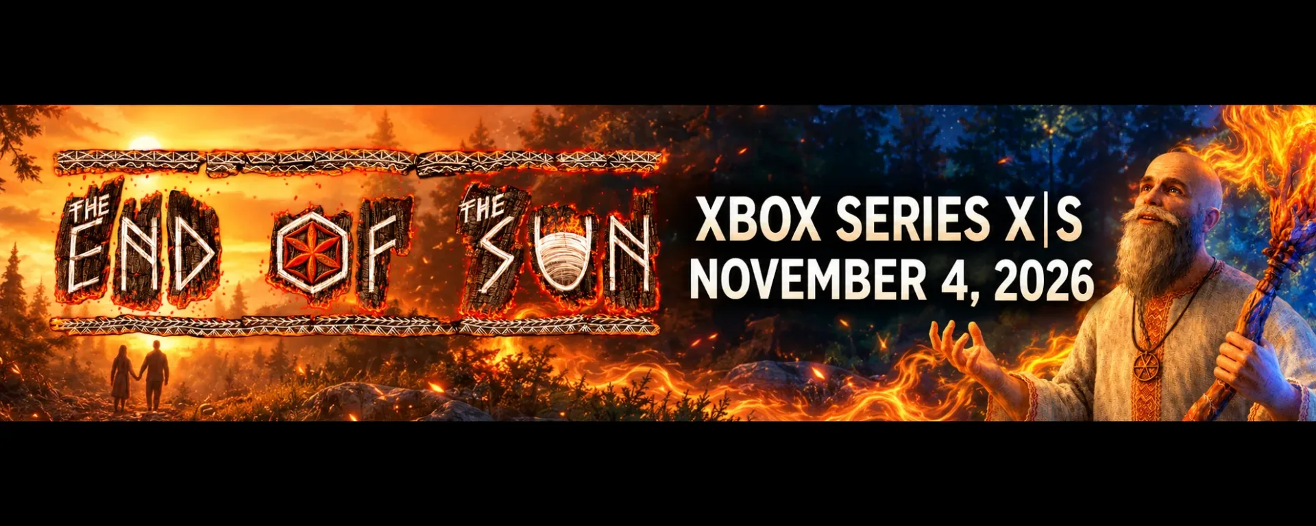 The End of the Sun village scene from the Xbox announcement trailer